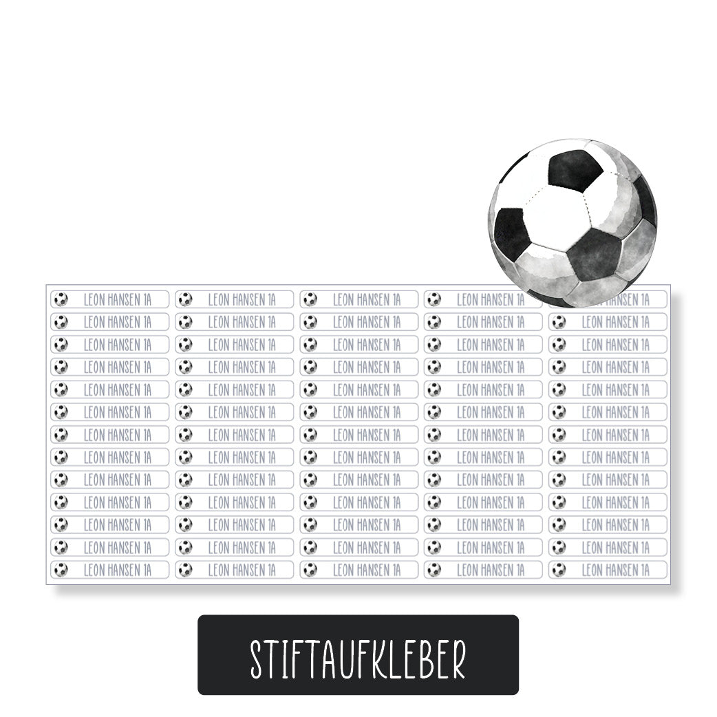 Schulset - 62 Aufkleber - Fußball